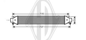 Diederichs Ladeluftkühler  DCA1091