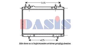 AKS Dasis Kühler, Motorkühlung  081360N