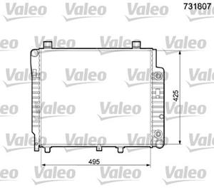 Valeo Kühler, Motorkühlung  731807