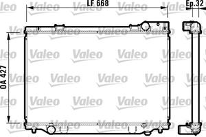 Valeo Kühler, Motorkühlung  732476