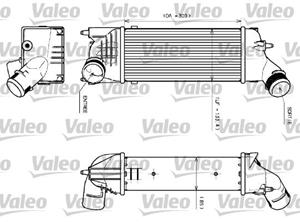 Ladeluftkühler Valeo 817639