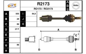 SNRA Antriebswelle - R2173