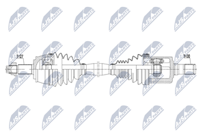 NTY Antriebswelle Vorderachse links  NPW-CH-042