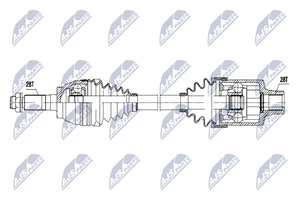 NTY Antriebswelle Vorderachse rechts  NPW-MZ-051