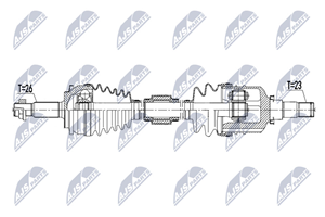 NTY Antriebswelle Vorderachse rechts  NPW-TY-159