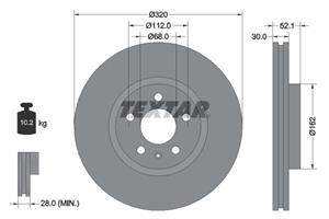 audi Remschijf 92229305