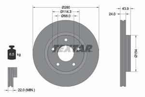 nissan Remschijf 92232205