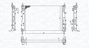 Magneti Marelli Kühler, Motorkühlung  350213199100