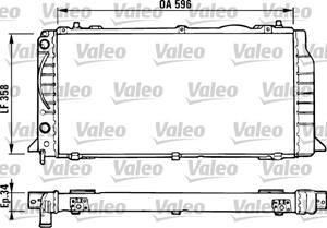 Valeo Kühler, Motorkühlung  731422