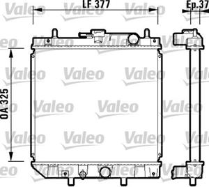 Kühler, Motorkühlung Valeo 731857