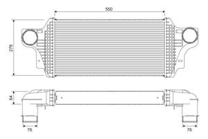 Valeo Ladeluftkühler  818377