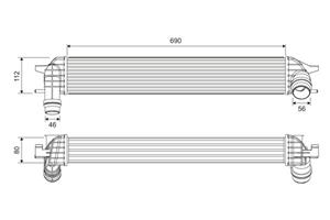 Valeo Ladeluftkühler  818696