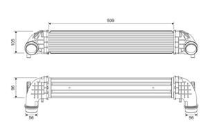 Ladeluftkühler Valeo 818698