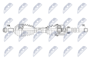 NTY Antriebswelle Vorderachse rechts  NPW-PE-065