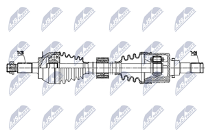 NTY Antriebswelle Vorderachse links  NPW-SU-040