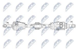 NTY Antriebswelle Vorderachse rechts  NPW-TY-085