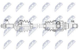 NTY Antriebswelle Vorderachse links  NPW-TY-127