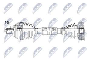NTY Antriebswelle Vorderachse rechts  NPW-VW-173