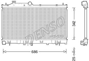 Kühler, Motorkühlung Denso DRM36022