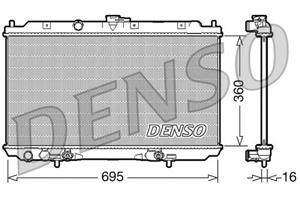 Kühler, Motorkühlung Denso DRM46024