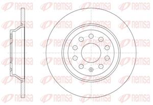 Bremsscheibe Hinterachse Remsa 61587.00