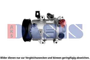 aksdasis Compressor, airconditioning AKS DASIS, Spanning (Volt)12V, u.a. für Hyundai, KIA