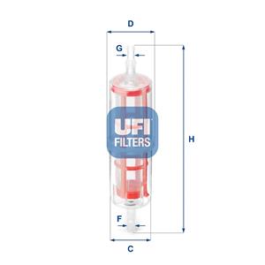 UFI Kraftstofffilter  31.015.00