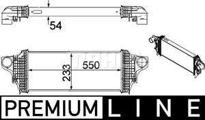 Mahle Original Ladeluftkühler  CI 238 000P