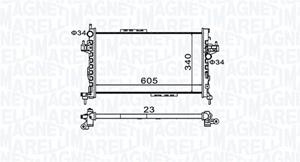 Magneti Marelli Kühler, Motorkühlung  350213977000