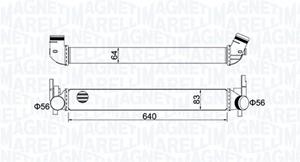 Magneti Marelli Ladeluftkühler  351319204410