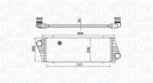 magnetimarelli Ladeluftkühler Magneti Marelli 351319205020