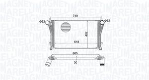 Magneti Marelli Ladeluftkühler  351319205370