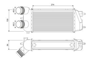 Valeo Ladeluftkühler  818371