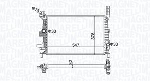 Magneti Marelli Kühler, Motorkühlung  350213173800