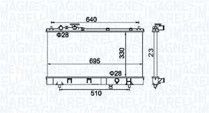 Magneti Marelli Kühler, Motorkühlung  350213177200