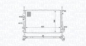 Magneti Marelli Kühler, Motorkühlung  350213177600