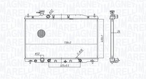 Magneti Marelli Kühler, Motorkühlung  350213179900