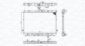 Magneti Marelli Kühler, Motorkühlung  350213201400