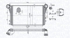 Magneti Marelli Ladeluftkühler  351319204040