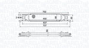 Magneti Marelli Ladeluftkühler  351319204090