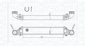 Magneti Marelli Ladeluftkühler  351319204180