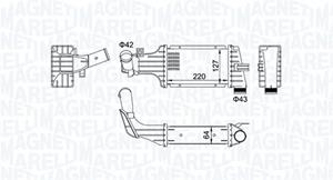 Magneti Marelli Ladeluftkühler  351319204190