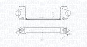 Magneti Marelli Ladeluftkühler  351319204320