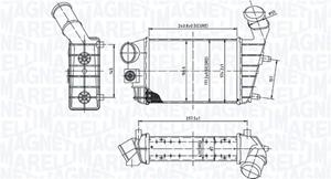 Magneti Marelli Ladeluftkühler  351319204460