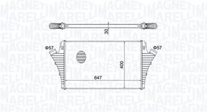 Magneti Marelli Ladeluftkühler  351319204650