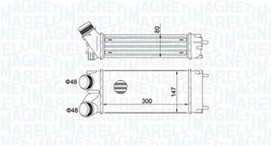 Magneti Marelli Ladeluftkühler  351319204670