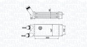 Magneti Marelli Ladeluftkühler  351319204700