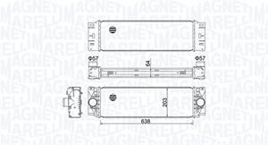 Magneti Marelli Ladeluftkühler  351319204760