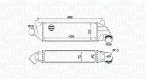 Magneti Marelli Ladeluftkühler  351319204940