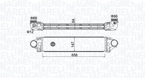 Magneti Marelli Ladeluftkühler  351319204990